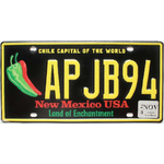NEW-MEXICO-CHILI-CAPTAL-Plaque-authentique-immatriculation-vehicule-usa-2020-2021-APJB94