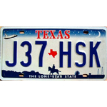 Texas--Plaque-authentique-vehicule-navette