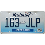 KENTUCKY-UNBRIDLED-SPIRIT-Authentique-plaque-immatriculation-etats-usa-2020-163JLP