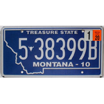 MONTANA-TREASURE-STATE-Plaque-authentique-immatriculation-vehicule-usa-2010-538399B