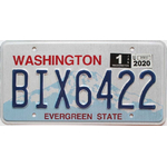 WASHINGTON-MONT-RAINIER-Plaque-authentique-immatriculation-vehicule-usa-2020-BIX6422