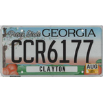 georgia-peach-state-2015-plaque-automobile-authentique-americaine