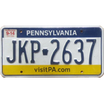 pennsylvanie-2014-plaque-automobile-authentique-americaine