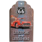 I&S-6604THb-Thermometre-mural-décoration-legend-car-mercedes-legend-Route-66-retro-vintage