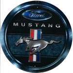 plaque métal américaine ford mustang