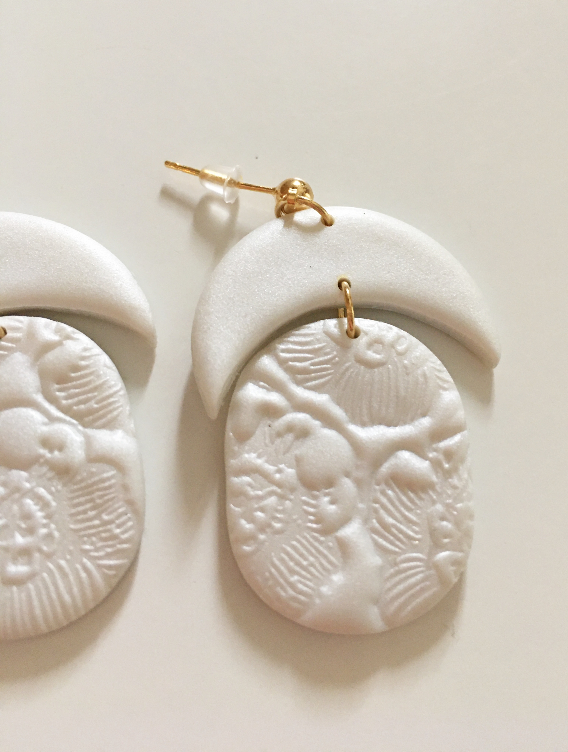 Boucles doreilles Luna
