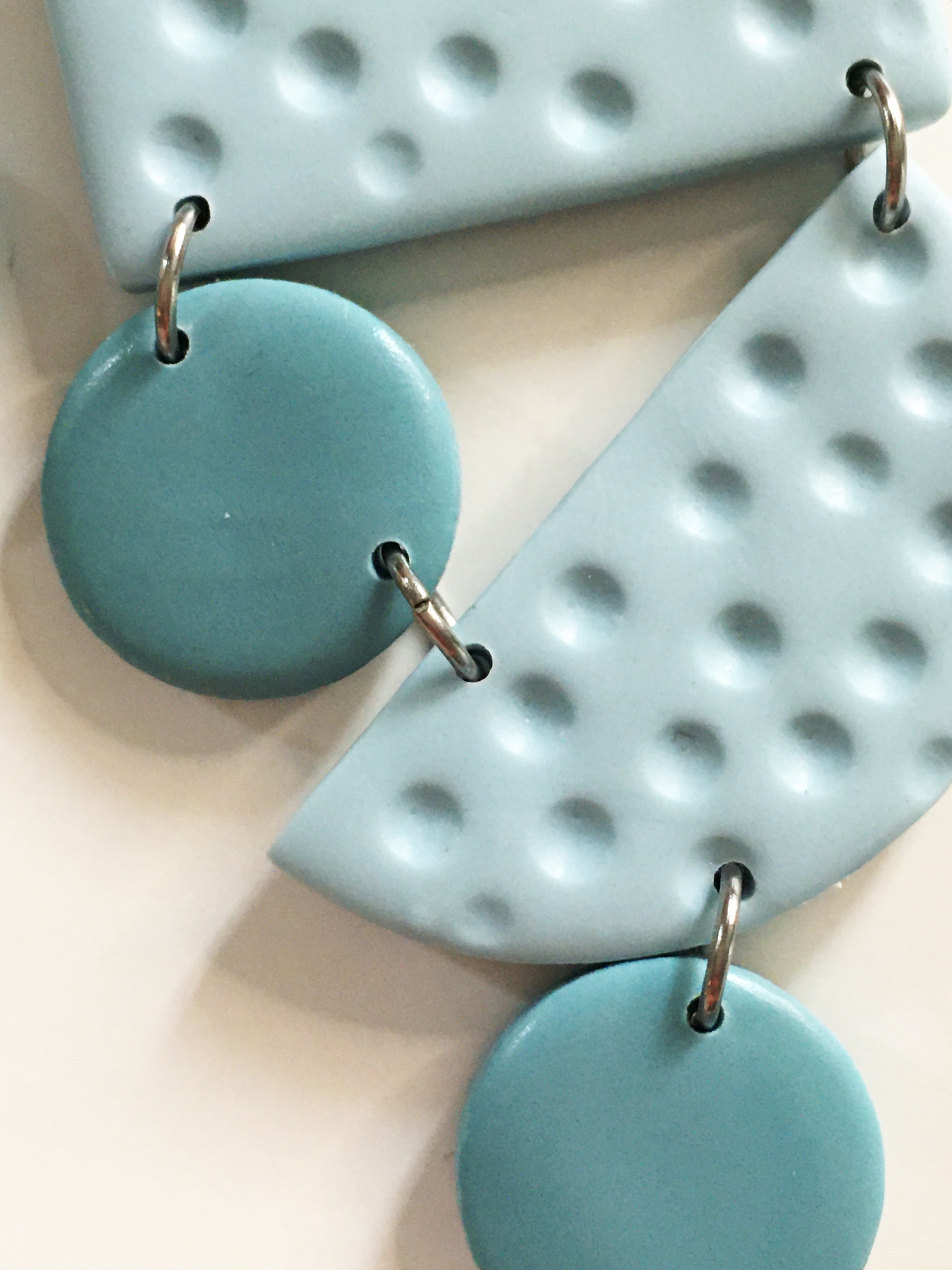 Boucles doreilles Daphnée bleu
