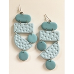 Boucles d'oreilles Daphnée bleu