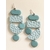 Boucles d'oreilles Daphnée bleu