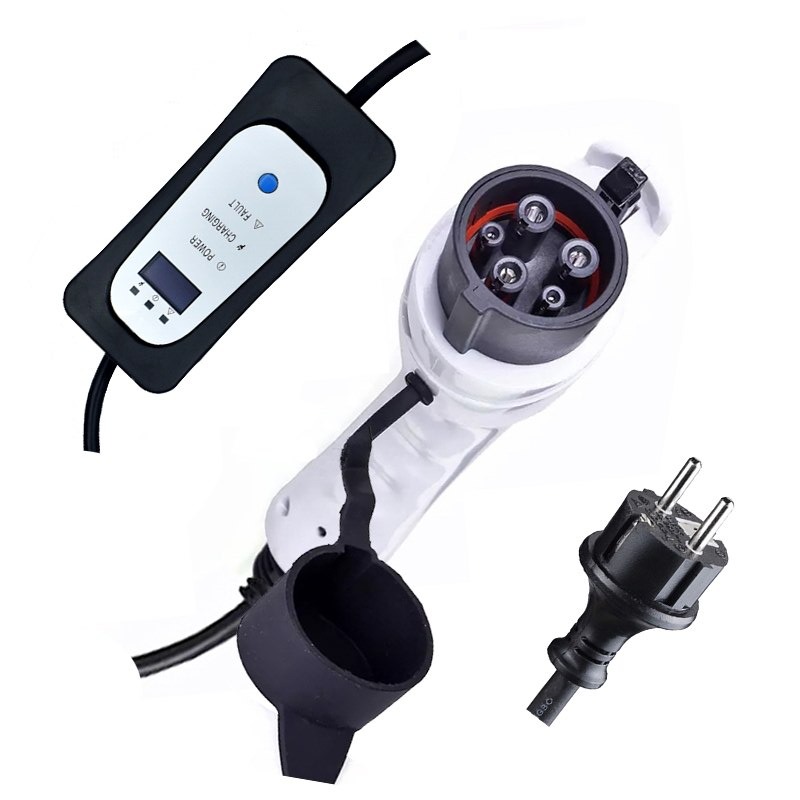Station-de-Recharge-Mobile-par-C-ble-pour-Voiture-Prise-de-Courant-Schuko-Chargement-Rapide-de