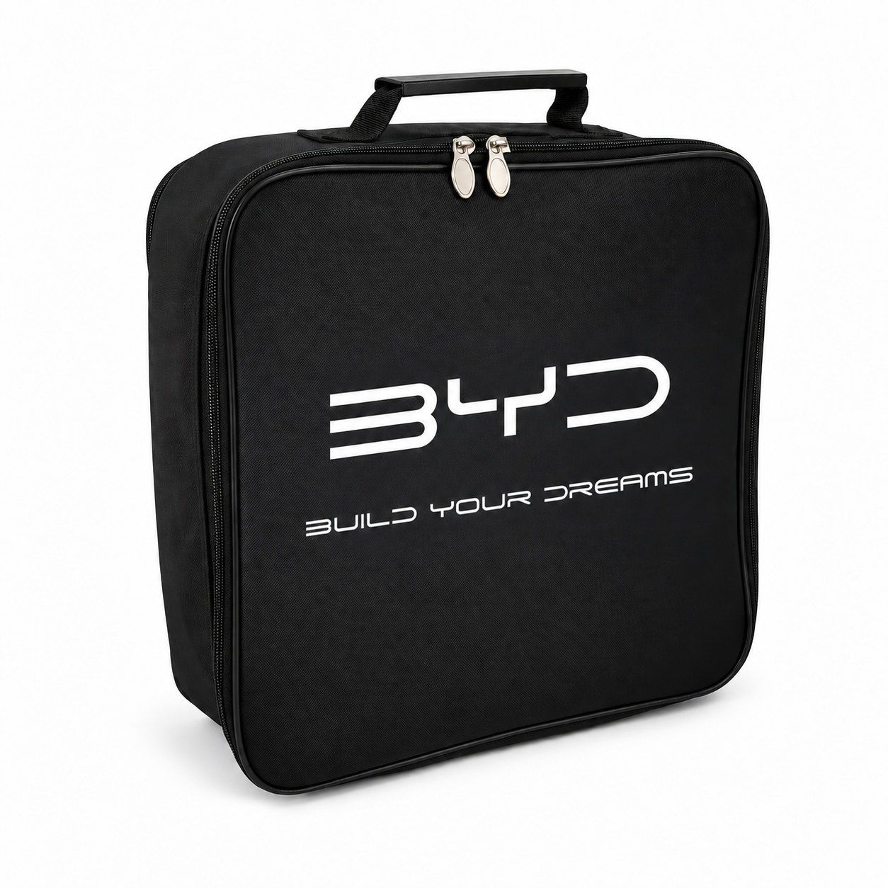 Sac noir carré avec motif BYD