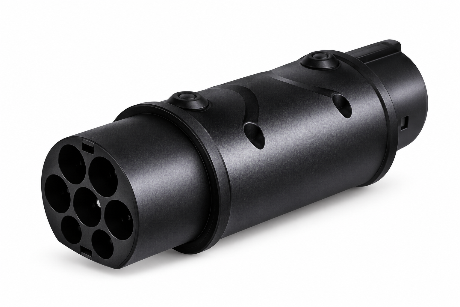 Adaptateur câble Type 2 vers véhicule Type 1, côté câble visible
