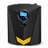 Gonfleur numérique noir 12 V avec chevrons jaunes
