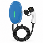 Borne murale bleue 7,2 kW avec câble Type 2