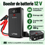 Booster 12 V : vues et caractéristiques principales en français