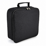 Sac noir carré sans motif pour câble de recharge