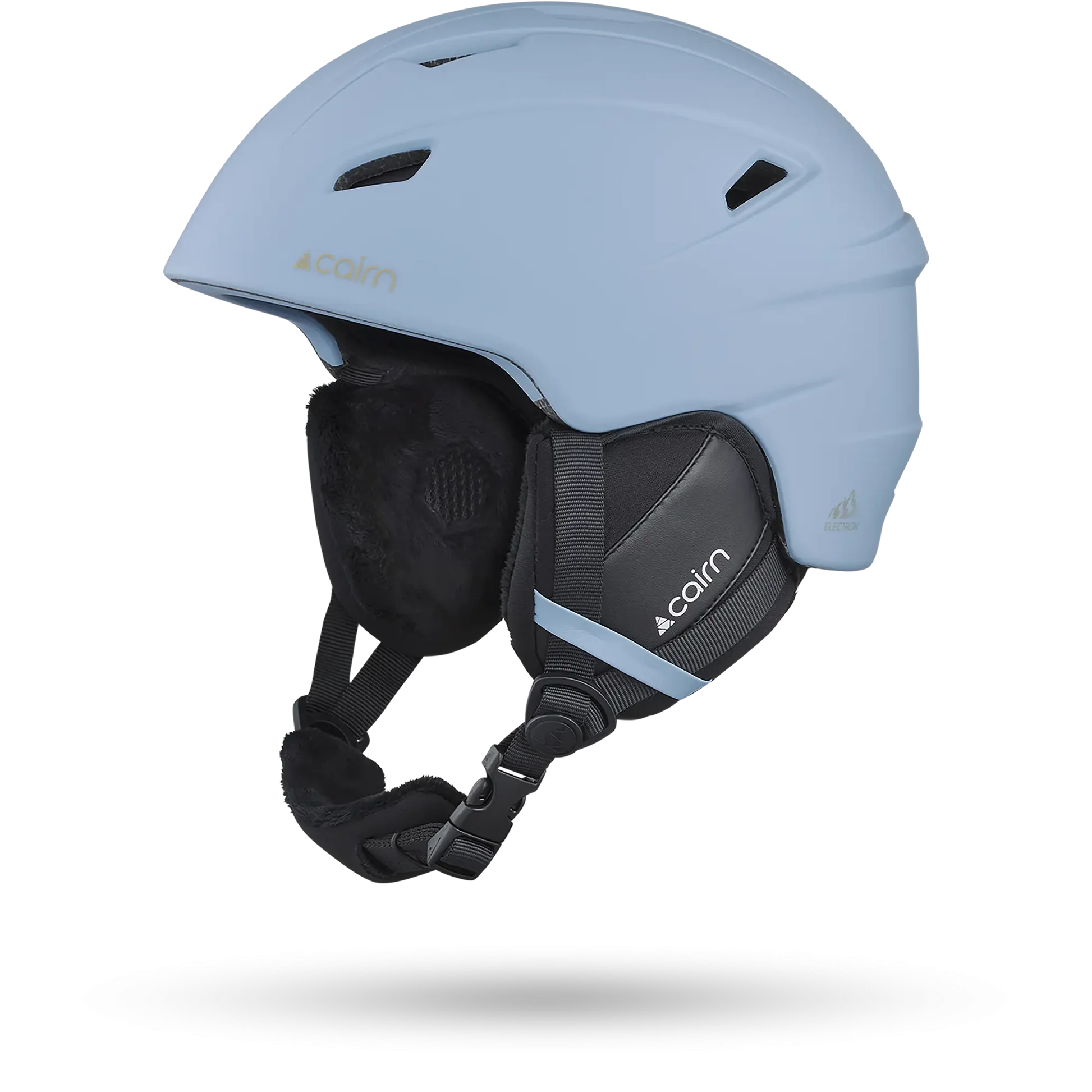 Casque de ski Cairn Electron Mat Storm, vue de trois quarts