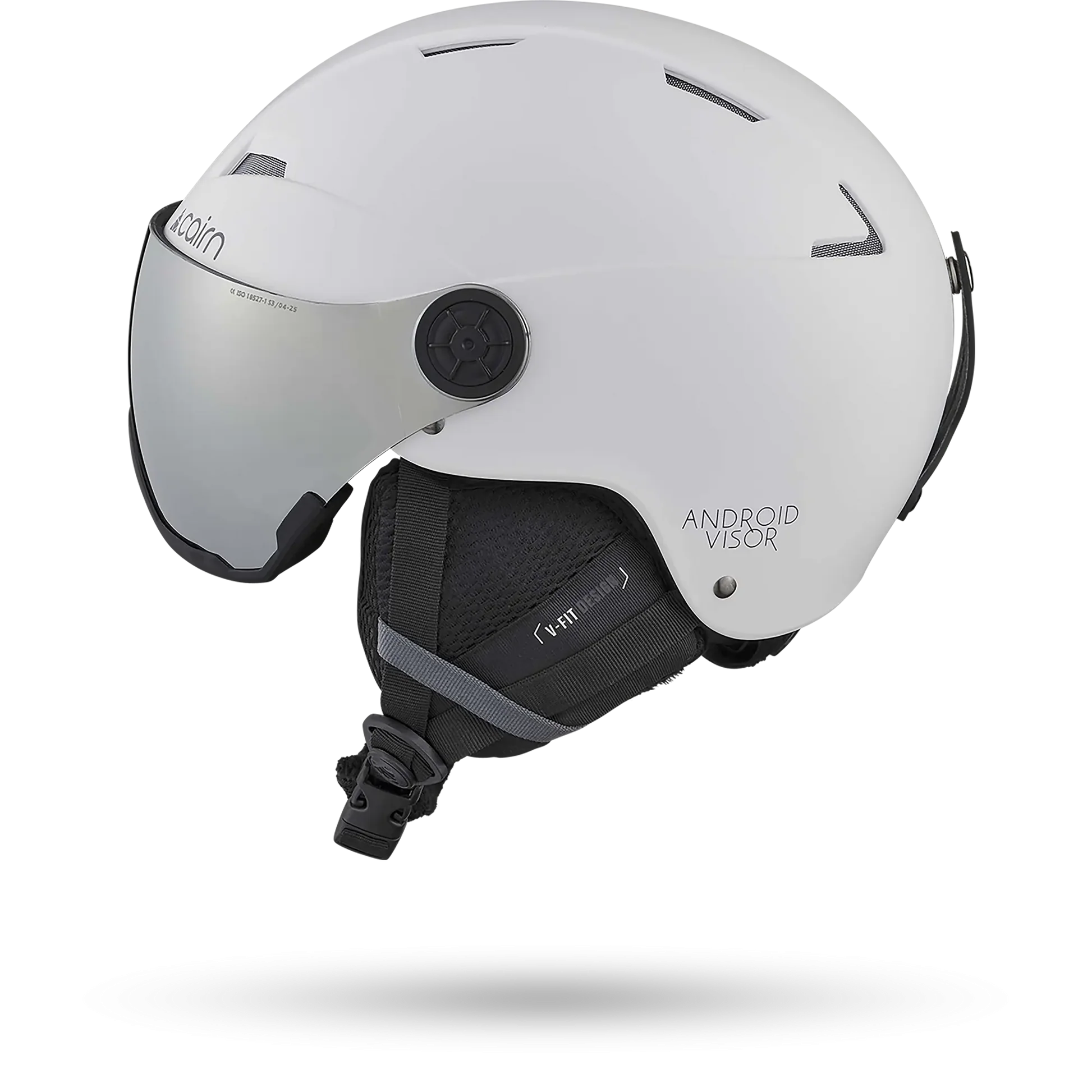 Casque de ski Cairn Android Visor Mat White Gray - photo 2