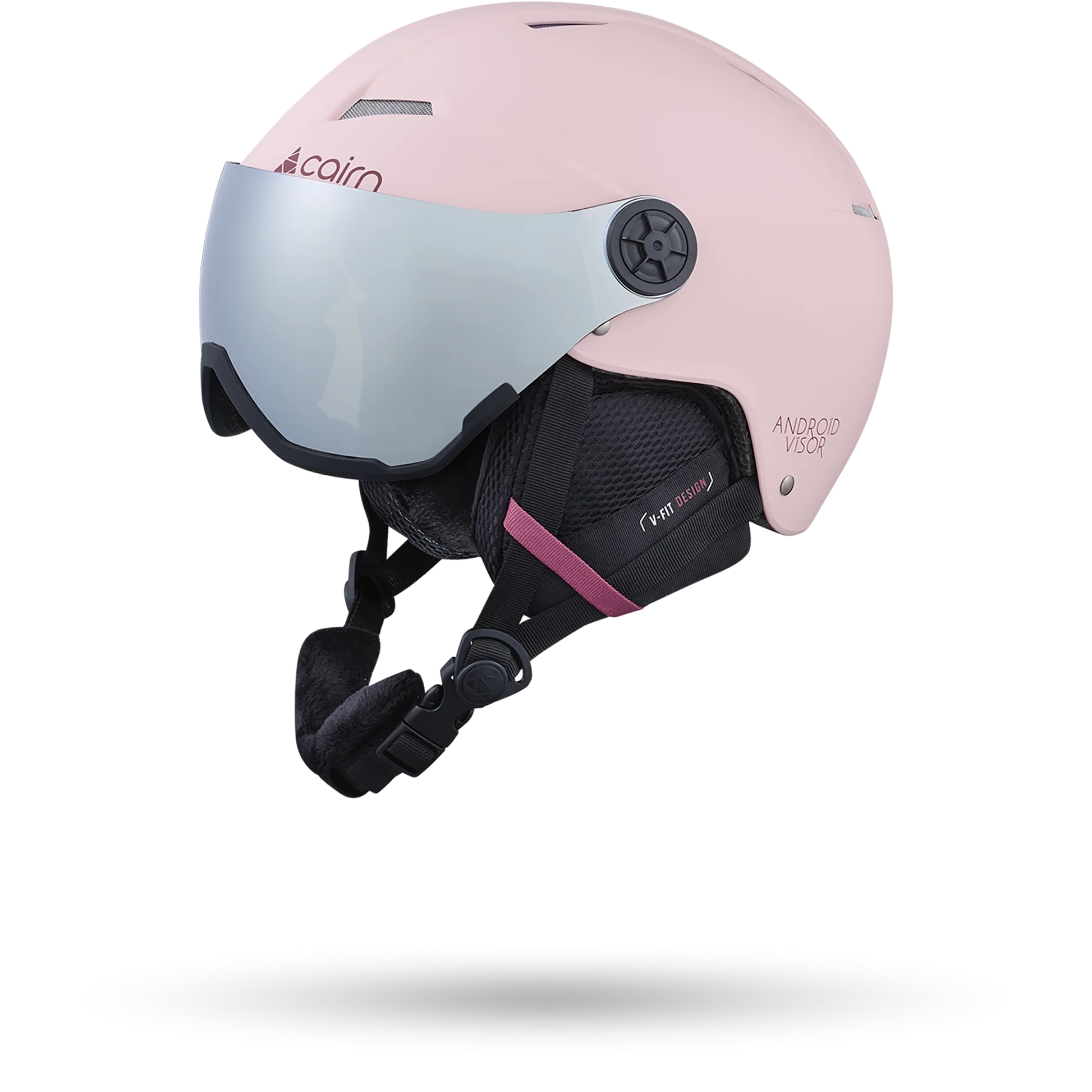 Casque de ski Cairn Android Visor Mat Powder Pink - photo 1
