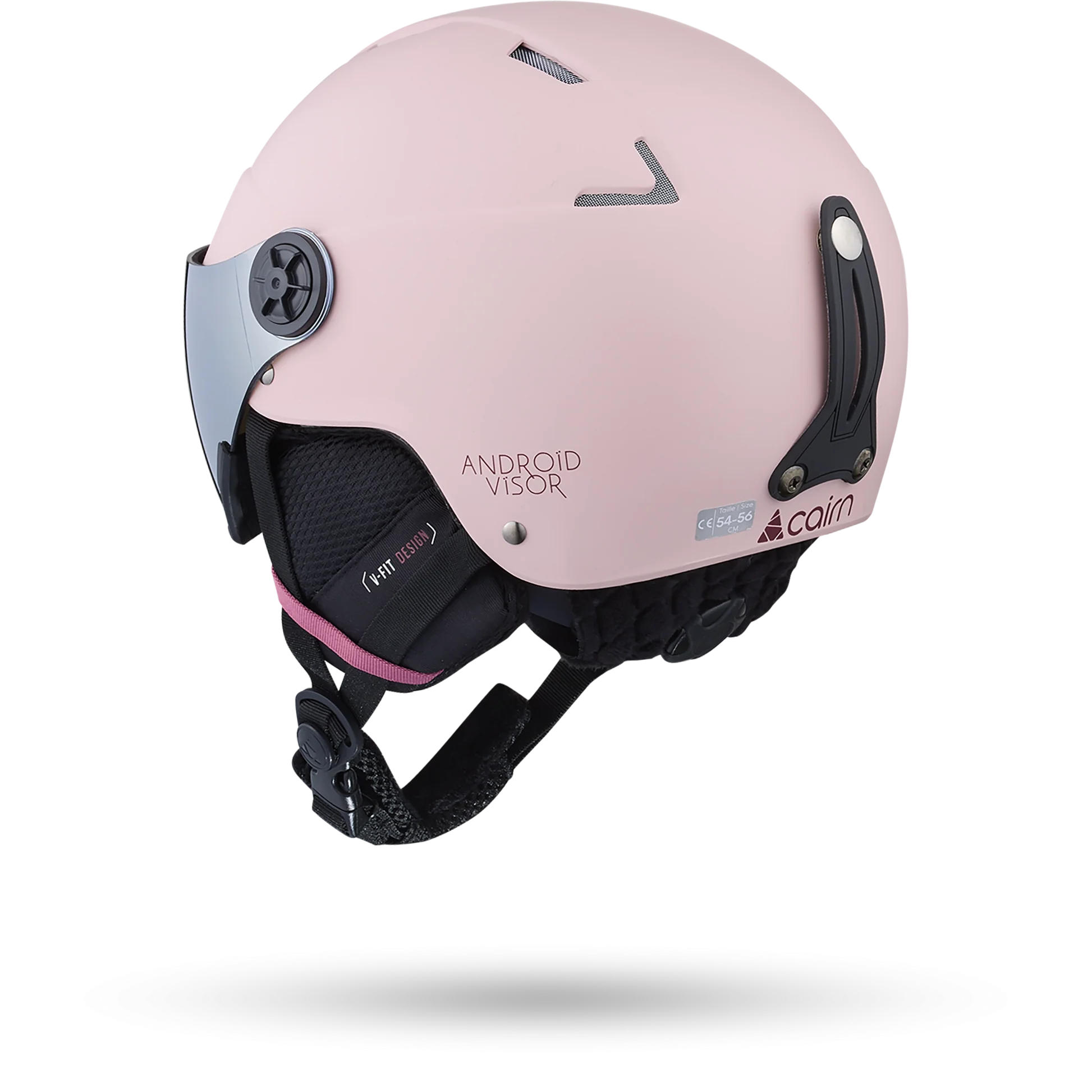 Casque de ski Cairn Android Visor Mat Powder Pink - photo 2