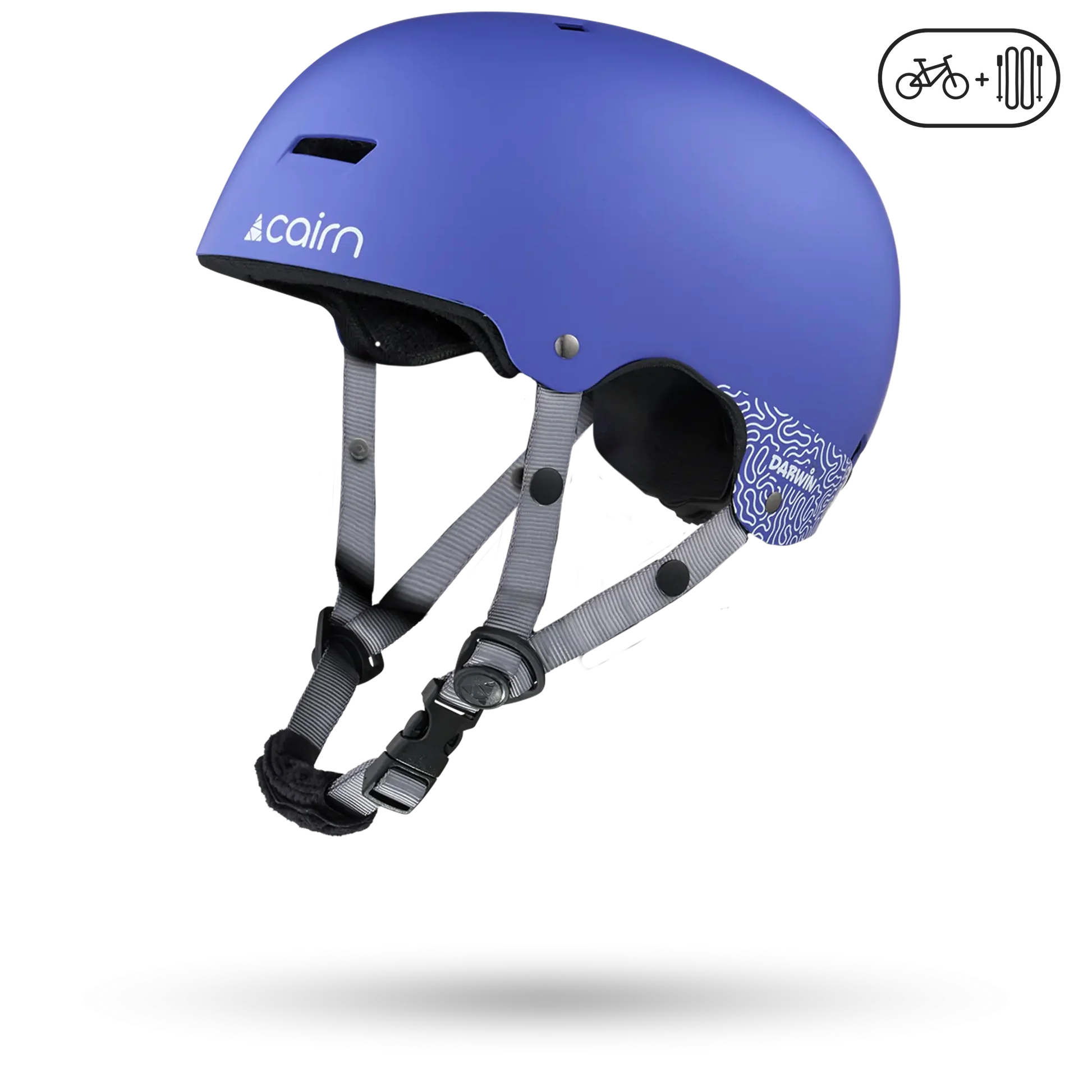 Casque de ski Cairn Junior Darwin J Mat Blue - photo 1