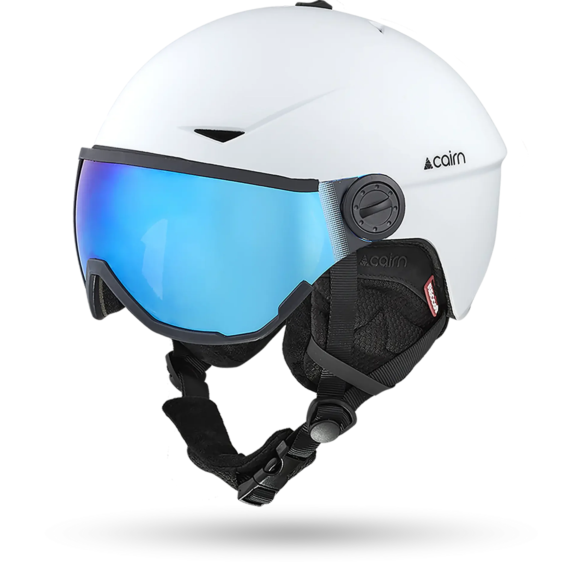 Casque de ski Cairn Rise II Visor Mat White - photo 1