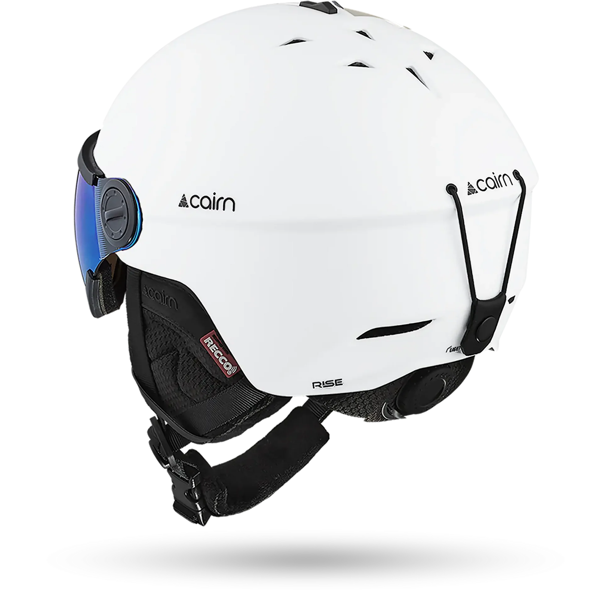 Casque de ski Cairn Rise II Visor Mat White - photo 2