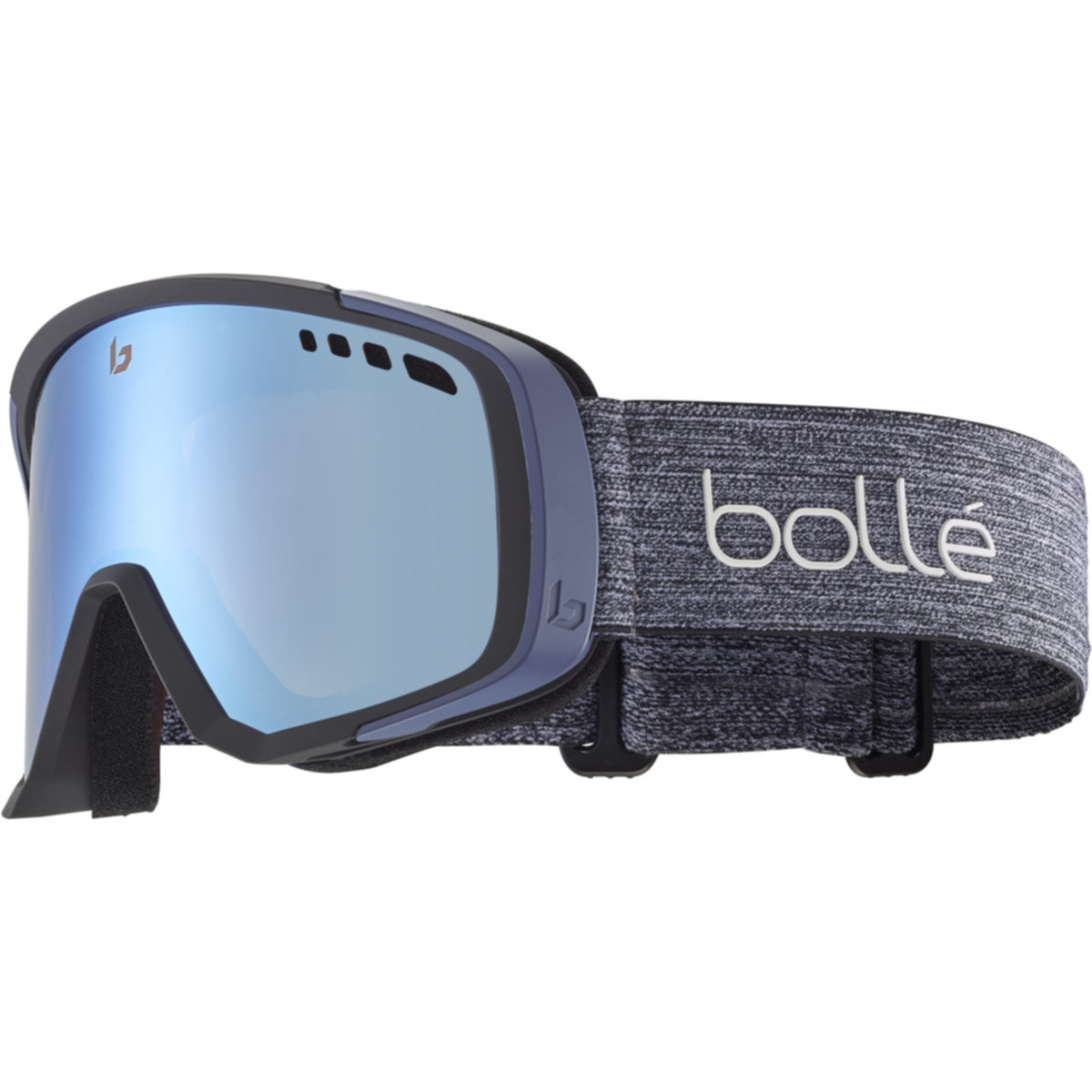 Masque De Ski Bollé Sierra - Verre SLF Cat.3, Anti-Buée, Double Écran, Or/Noir