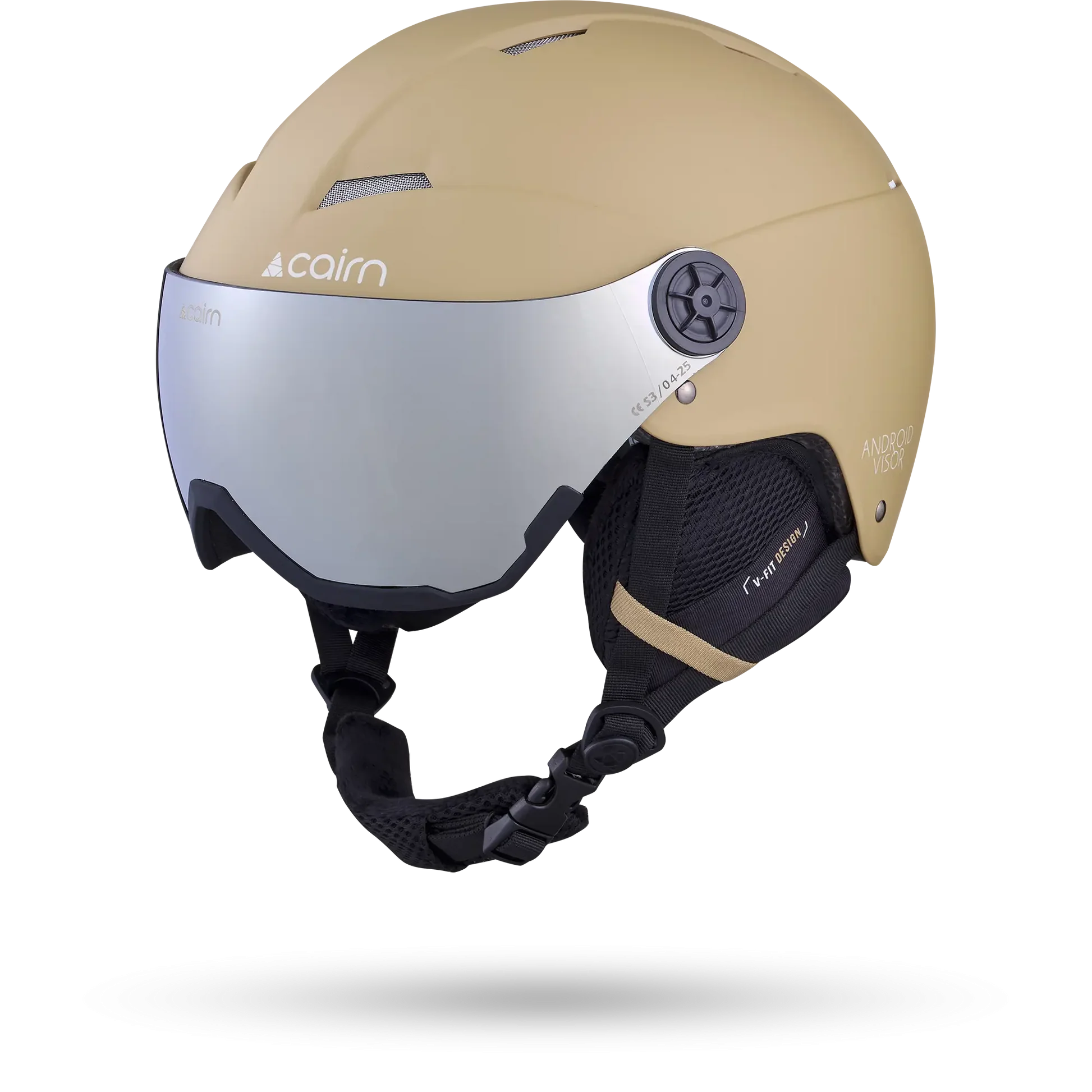 Casque de ski Cairn Android Visor Mat Linen - photo 1