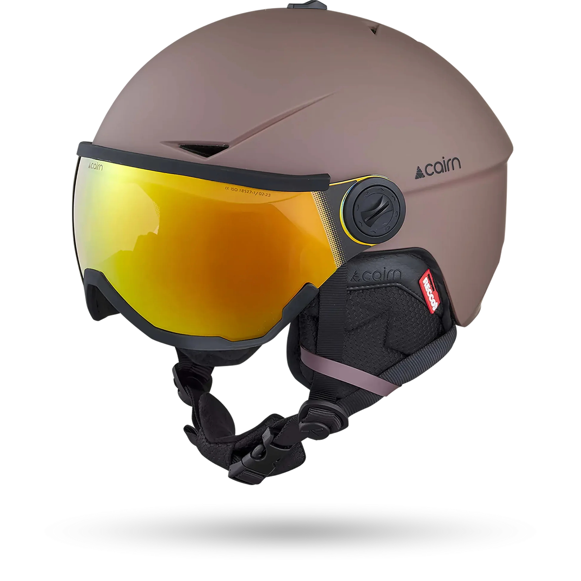 Casque de ski Cairn Rise II Visor Mat Cacao - photo 1