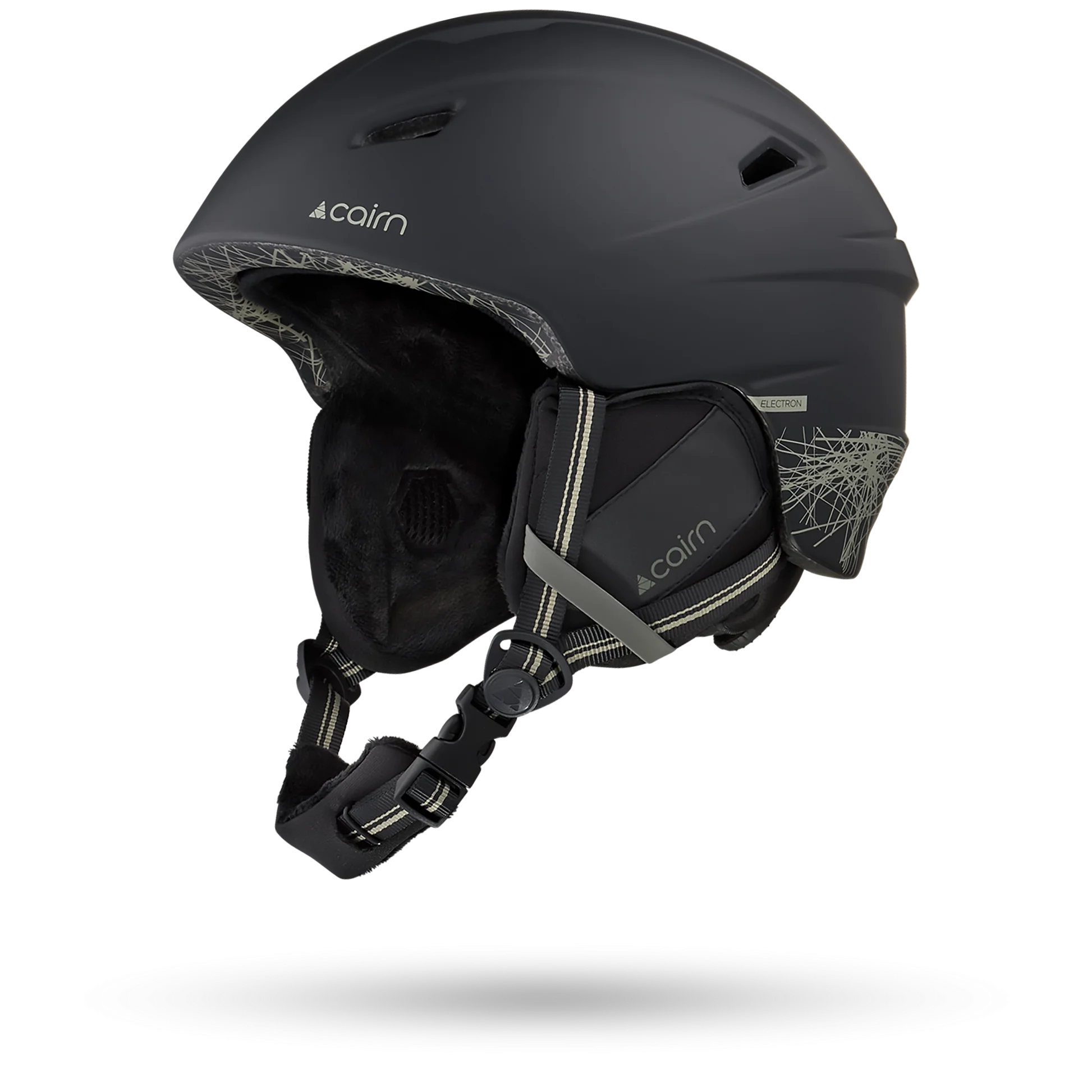Casque de ski Cairn Electron Graphic Mat Black Khaki - photo 1