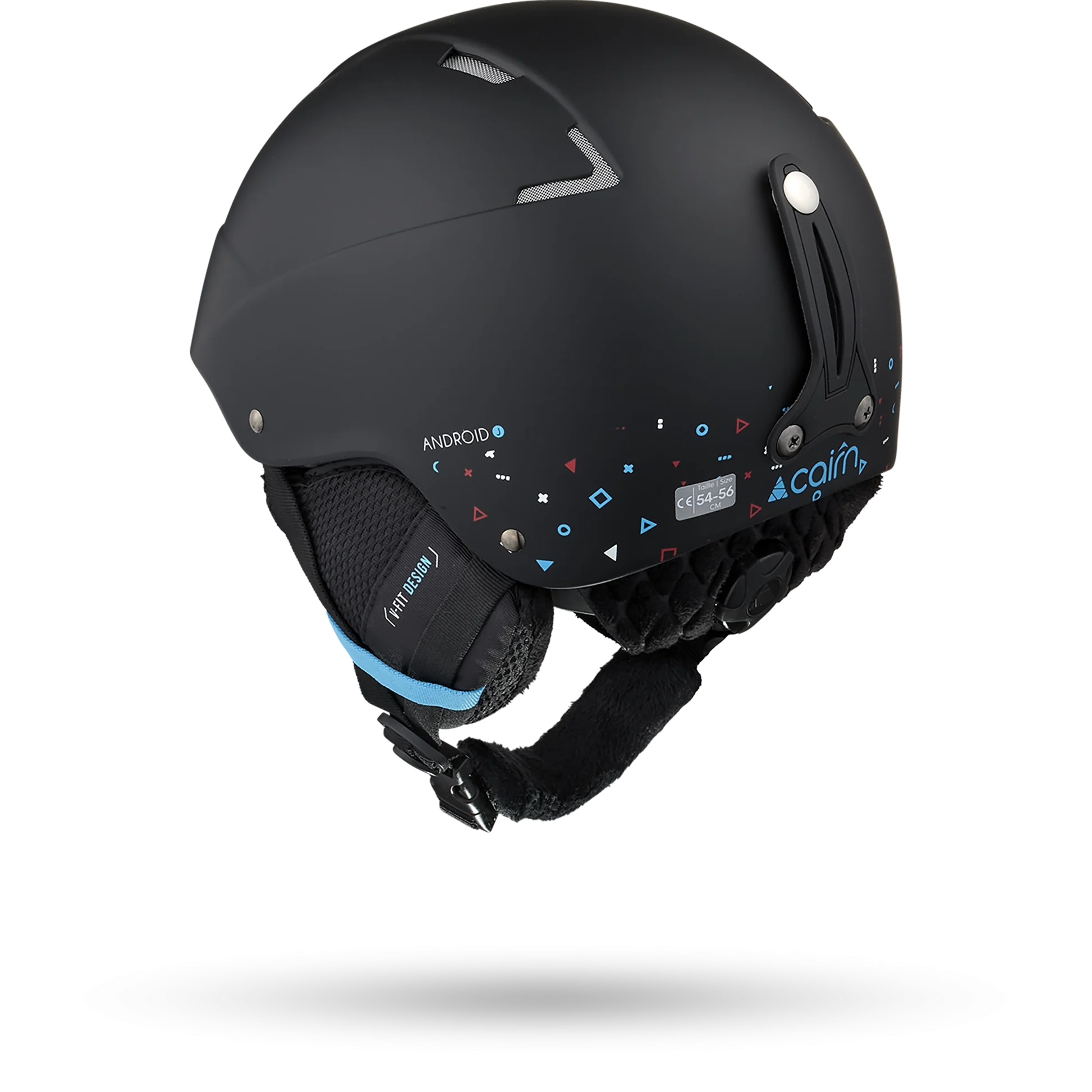 Casque de ski Cairn Junior Android Graphic J Mat Black Game - photo 2