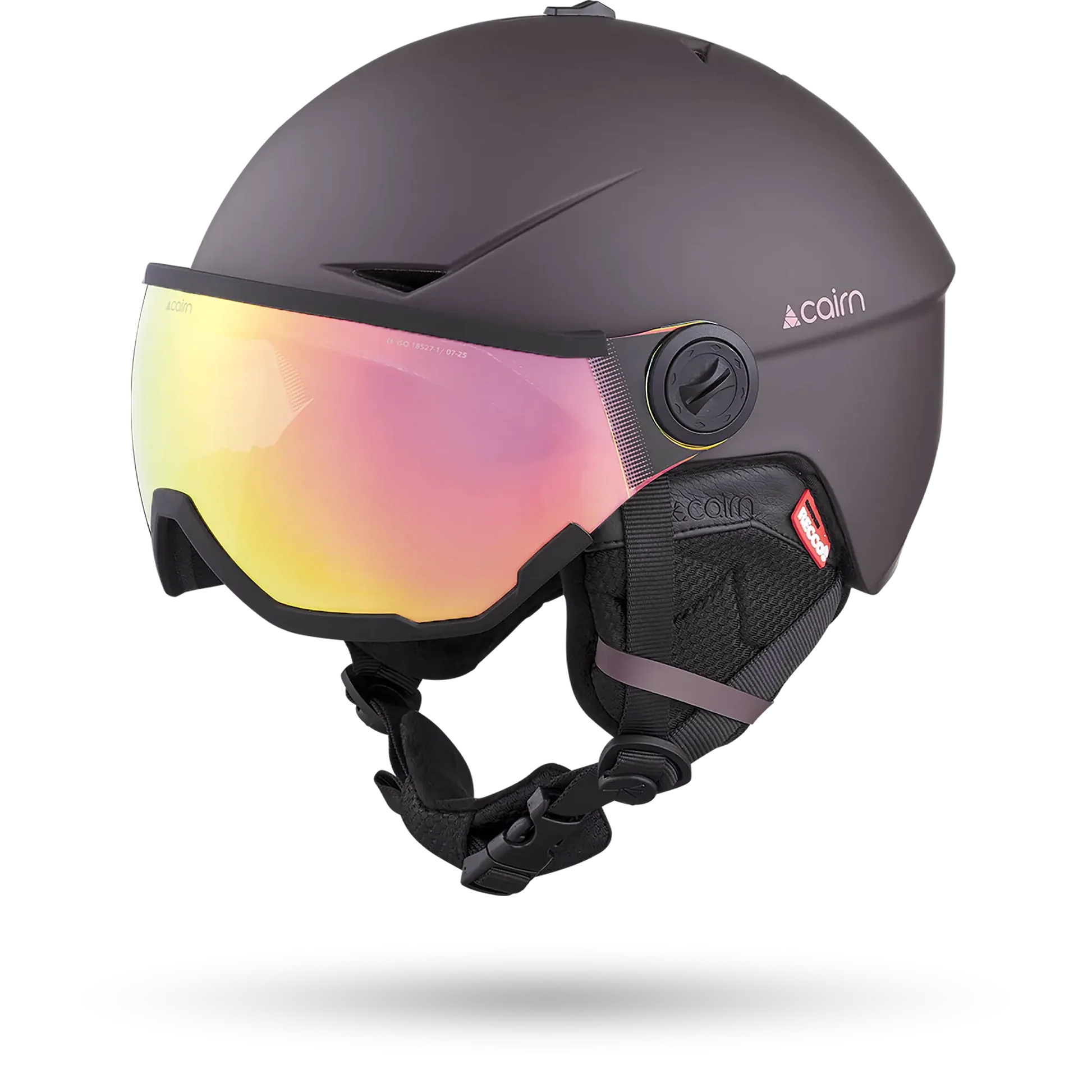 Casque de ski Cairn Rise II Visor Mat Prune - photo 1