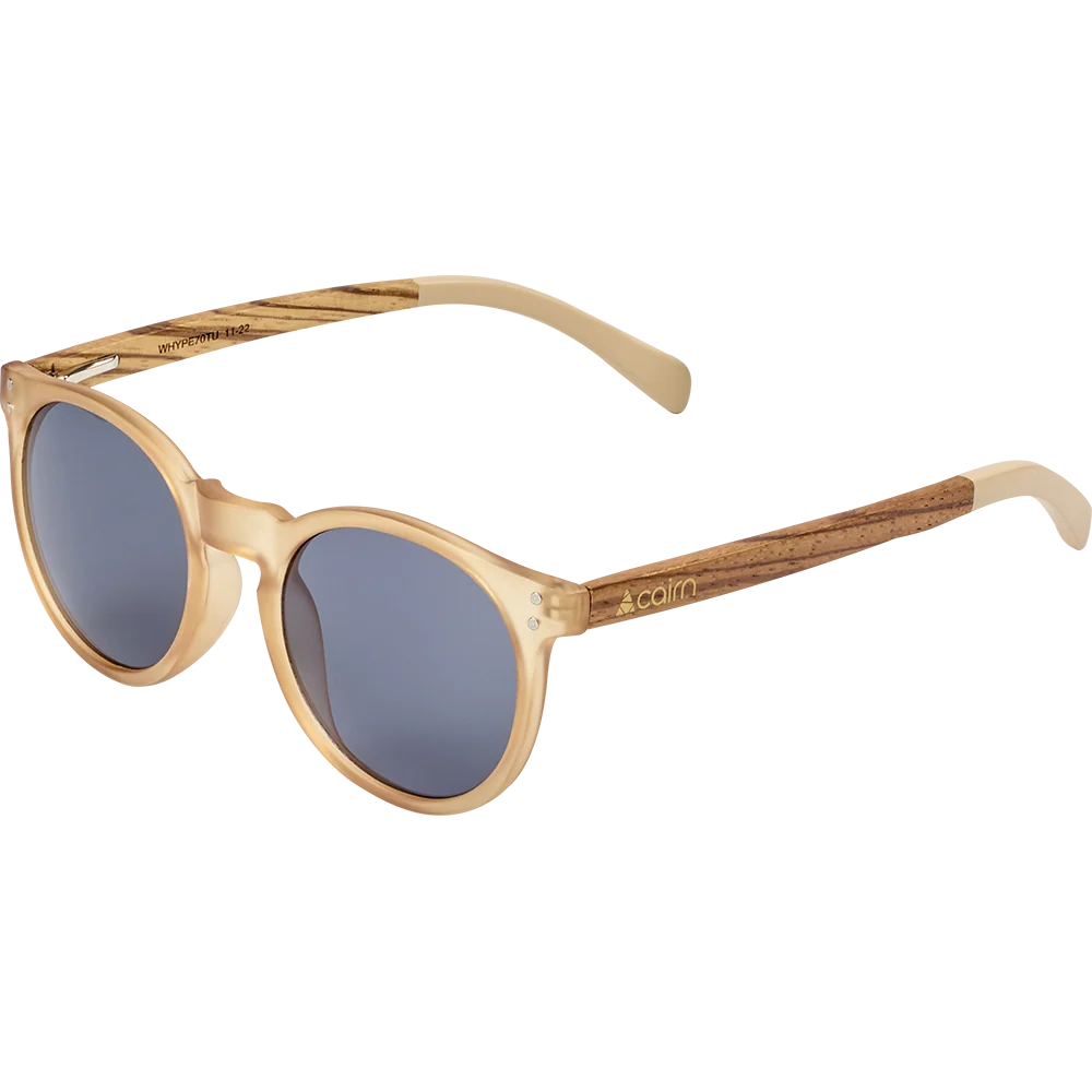 Lunettes de soleil Cairn Hype Mat Transparent Biscuit Wood - photo 1