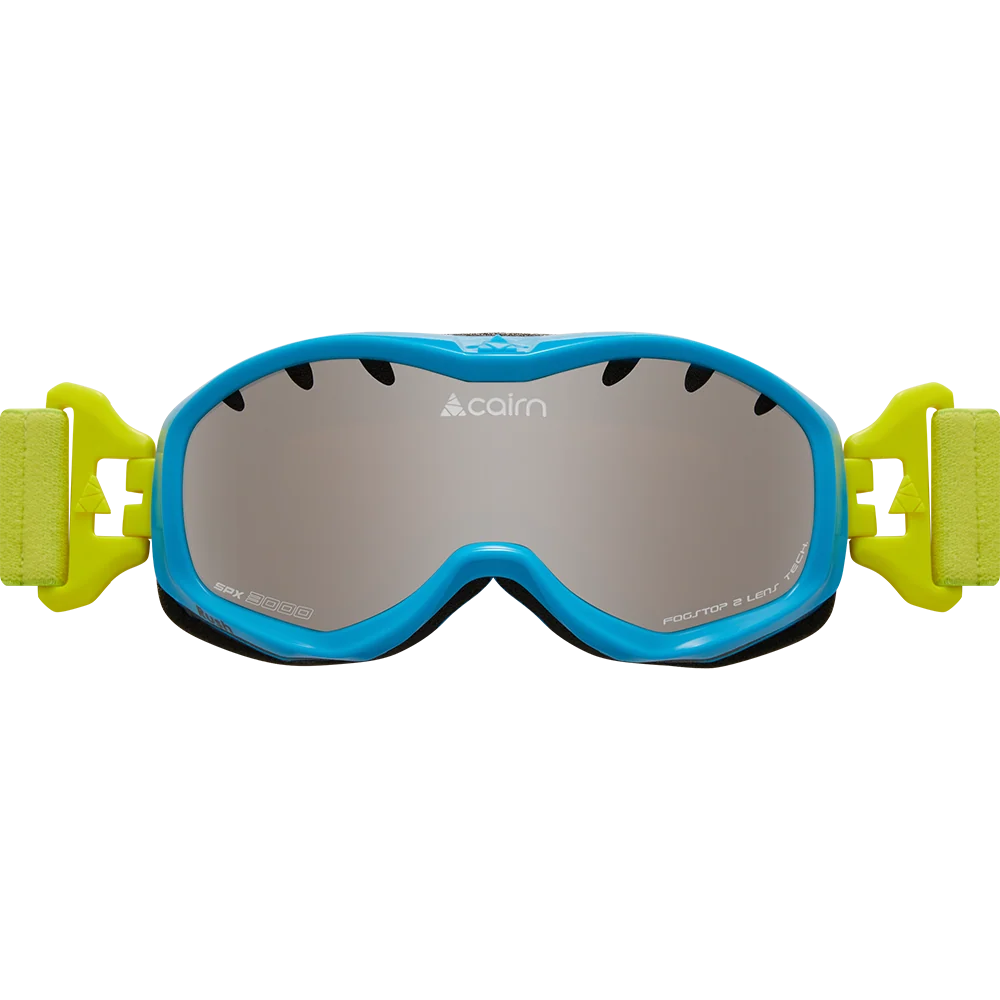 Masque de ski Cairn Junior Rush SPX3 Shiny Azure Lemon - photo 2