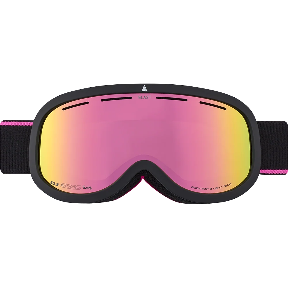 Masque de ski Cairn Junior Maestro J CLX3 Mat Black Neon Pink - photo 2