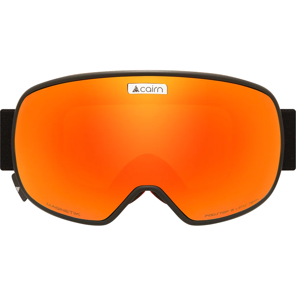 Masque de ski Cairn Magnetik SPX3 +1 Mat Black Orange - photo 2