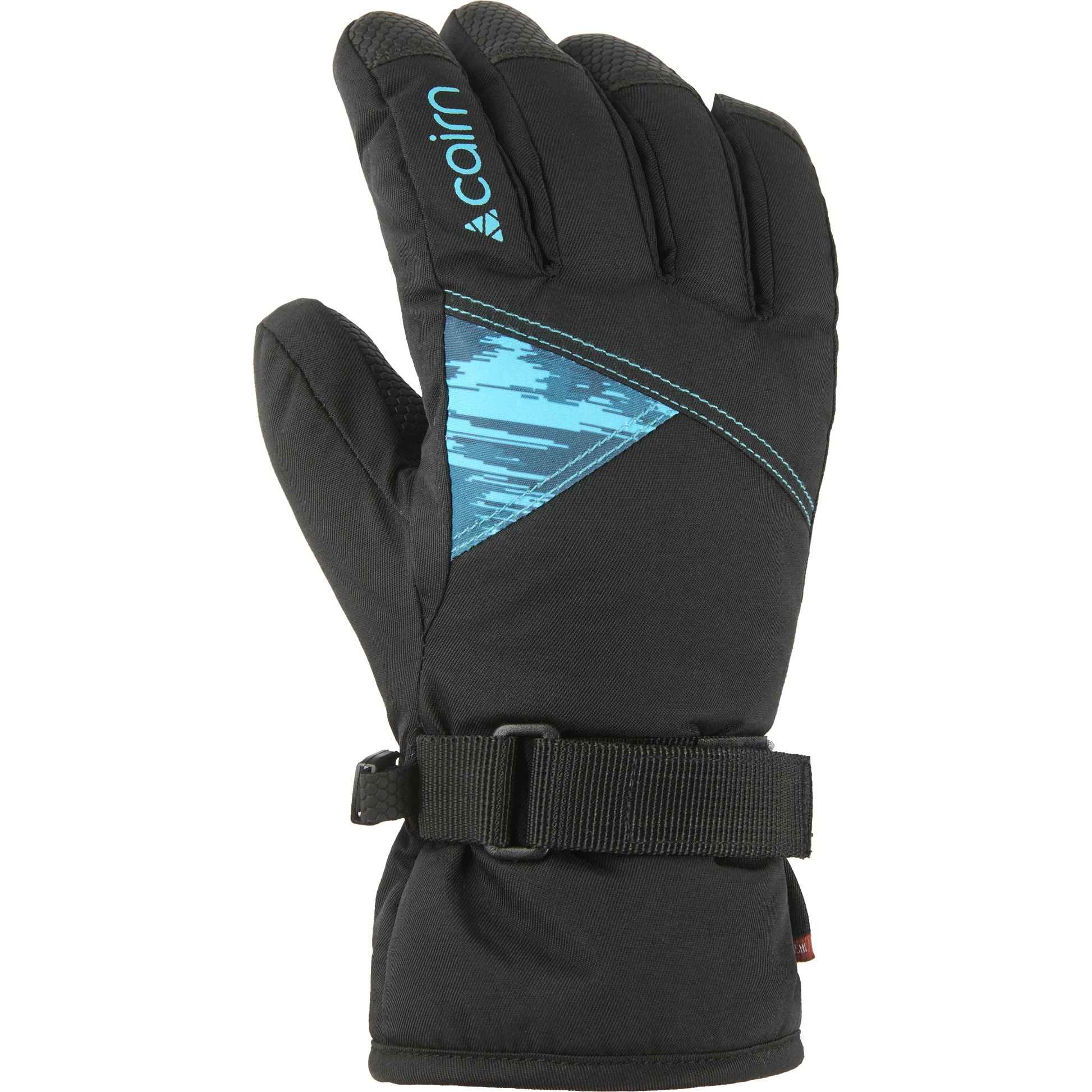 Gants de ski Cairn Junior Optima Pure J Black Turquoise - photo 1