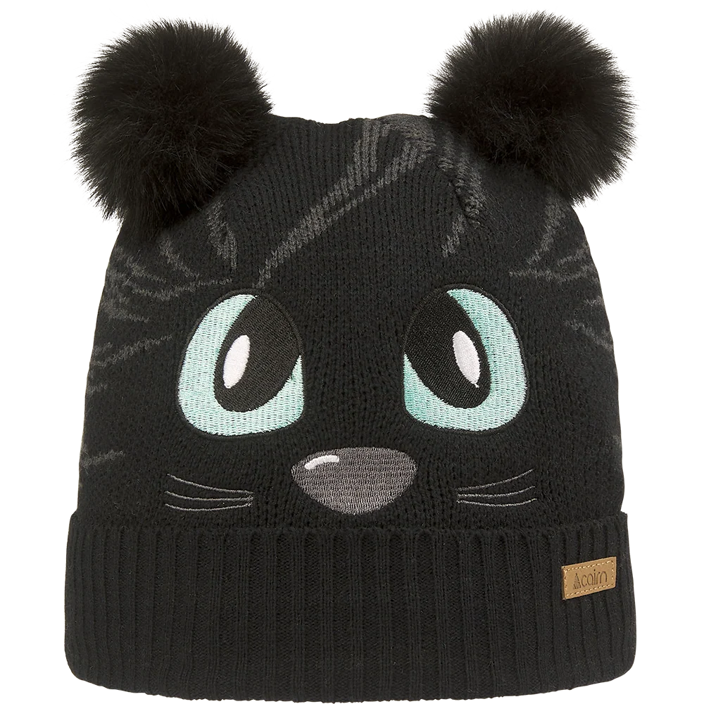 Bonnet à pompon Cairn Enfant Axel J Black Tiger - photo 1