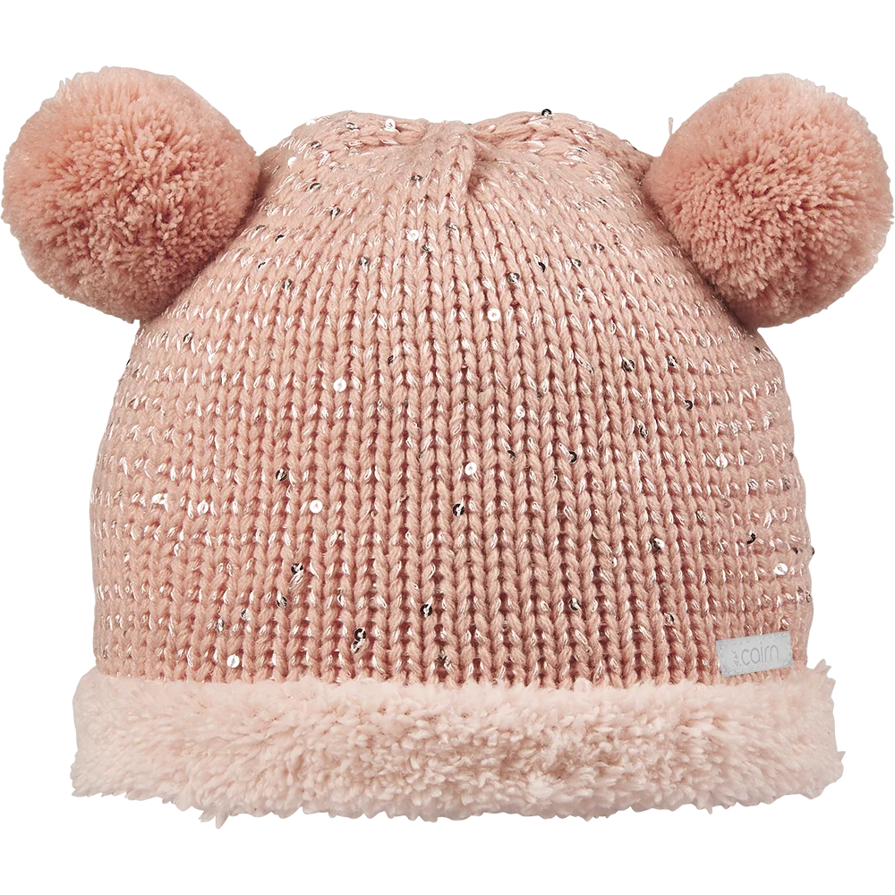 Bonnet à pompon Cairn Enfant Manon J Powder Pink - photo 1