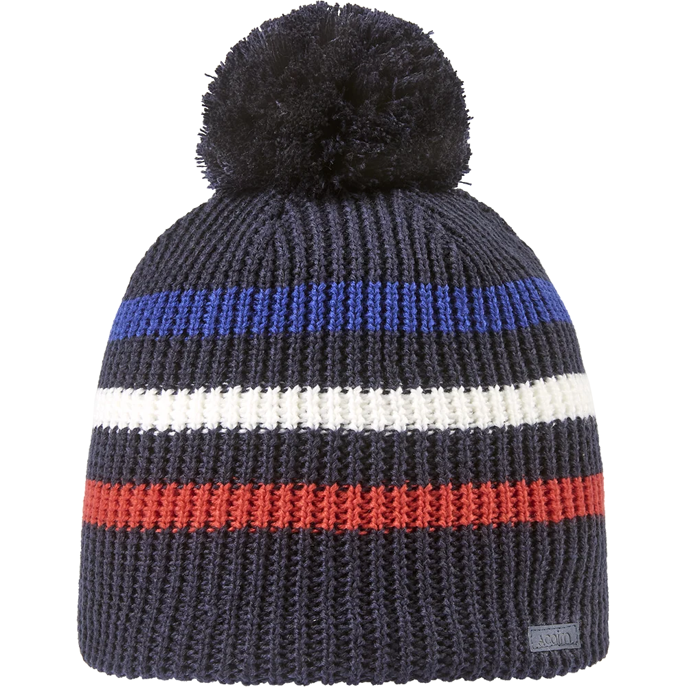 Bonnet à pompon Cairn Olivier Blue Tricolour - photo 1