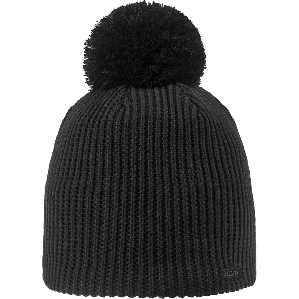 Bonnet à pompon Cairn Olivier Black - photo 1