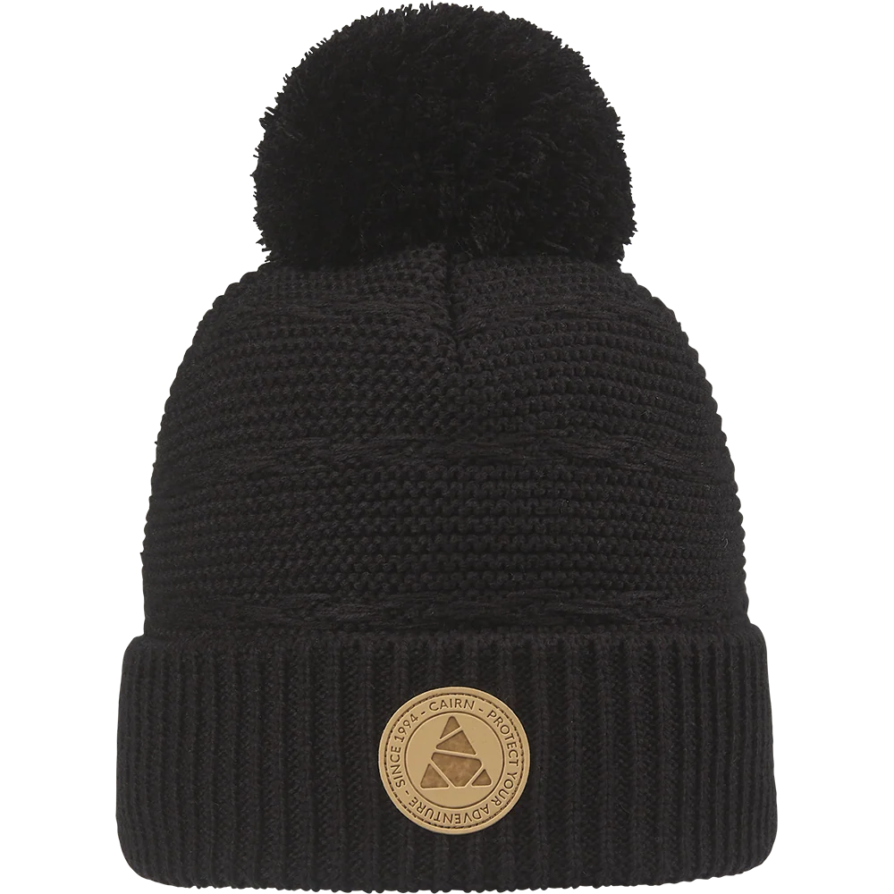 Bonnet à pompon Cairn Juliette Black - photo 1