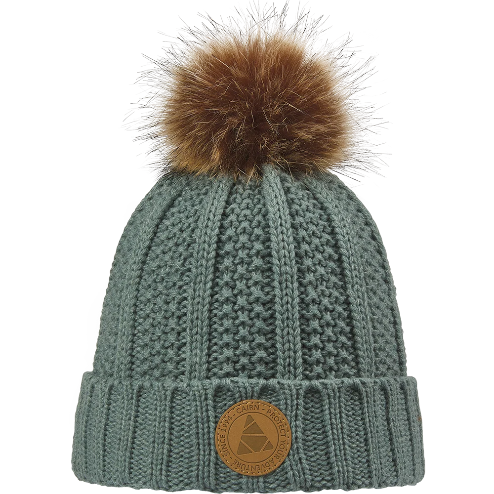 Bonnet à pompon Cairn Zoe Sauge - photo 1