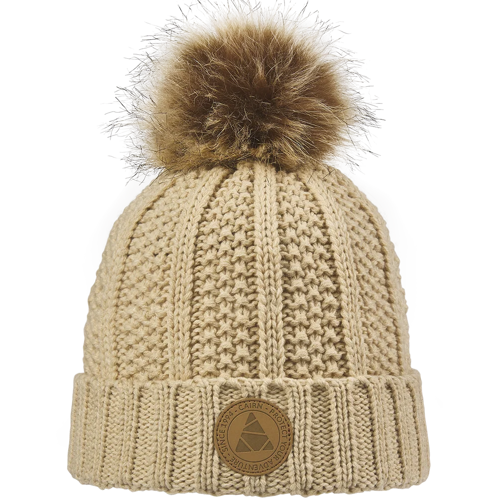 Bonnet à pompon Cairn Zoe Sand - photo 1