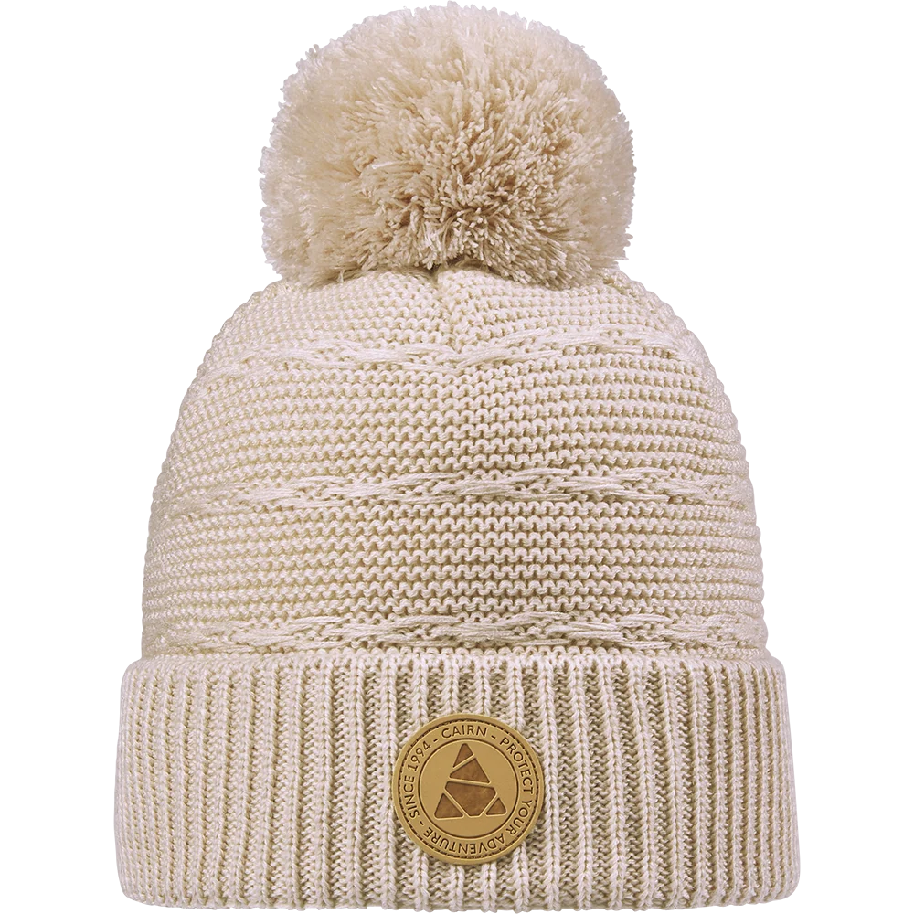 Bonnet à pompon Cairn Juliette Natural - photo 1