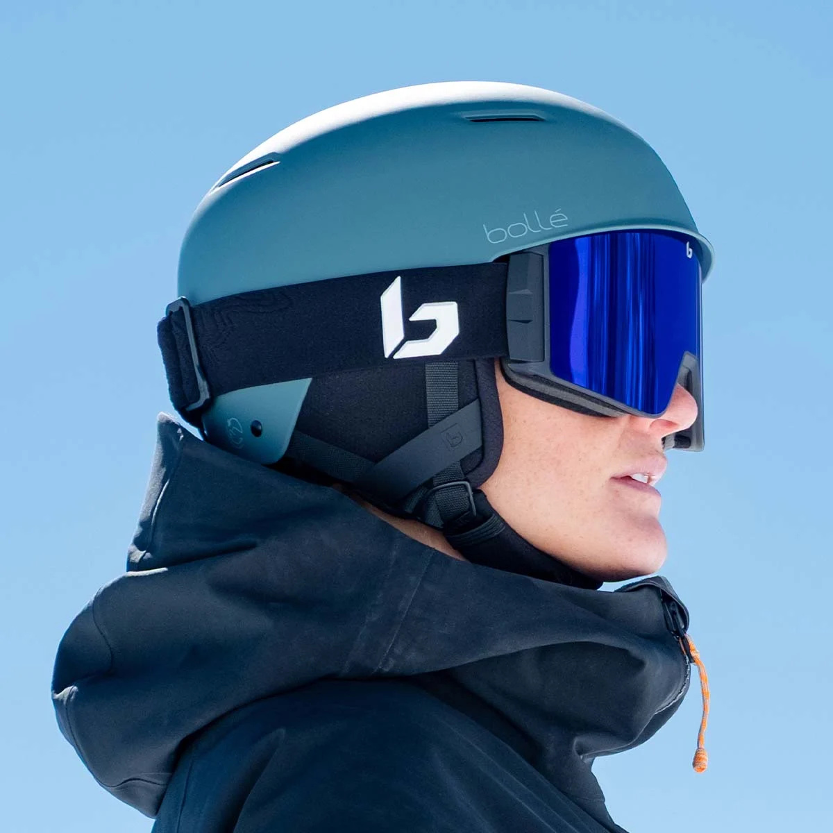 Casque de ski Bollé Keystone Misty Blue Matte BH0140-MBM vue 2
