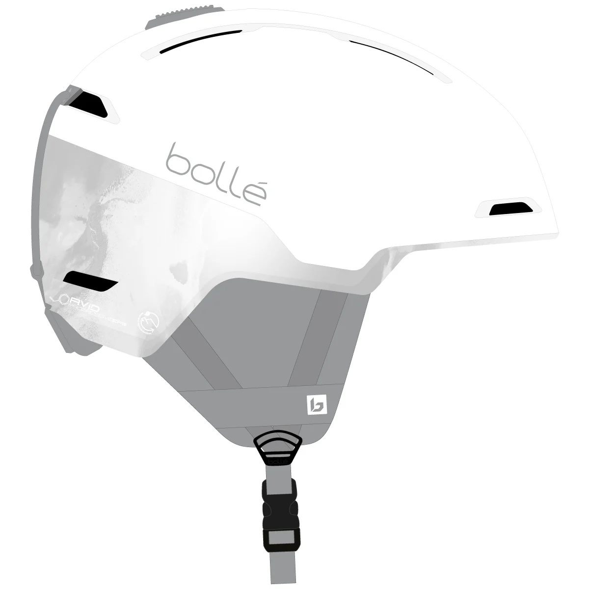 Casque de ski Bollé Zenos Pure Offtrack White Fur Matte BH1560-OWF vue 2