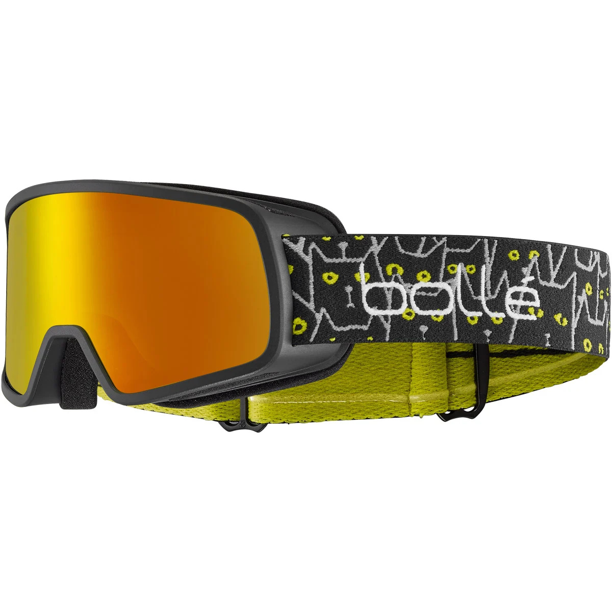 Masque de ski Bollé Nevada Jr Black Cats Matte BG050017