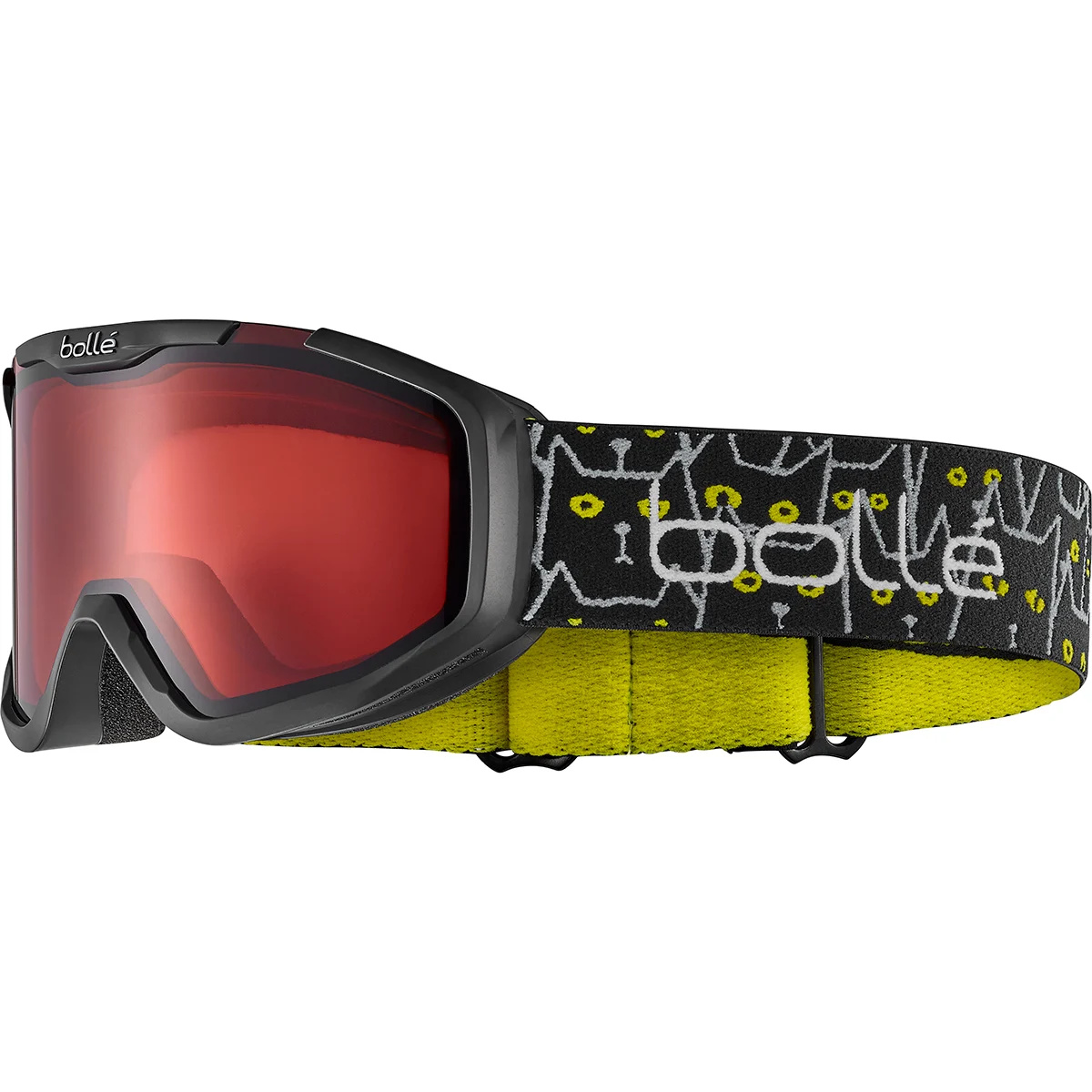 Masque de ski Bollé Rocket Black Cats Matte BG107012